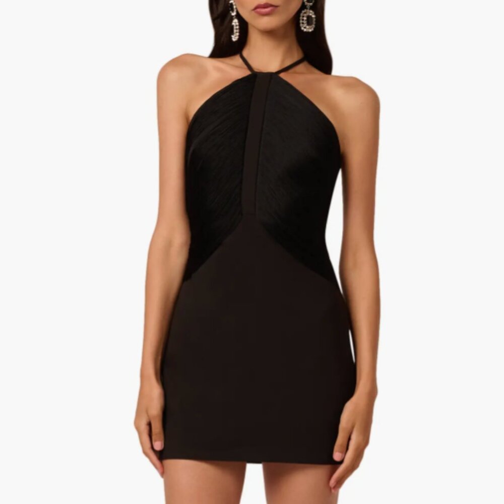 Liv Foster Lindsey Crepe Mini Dress